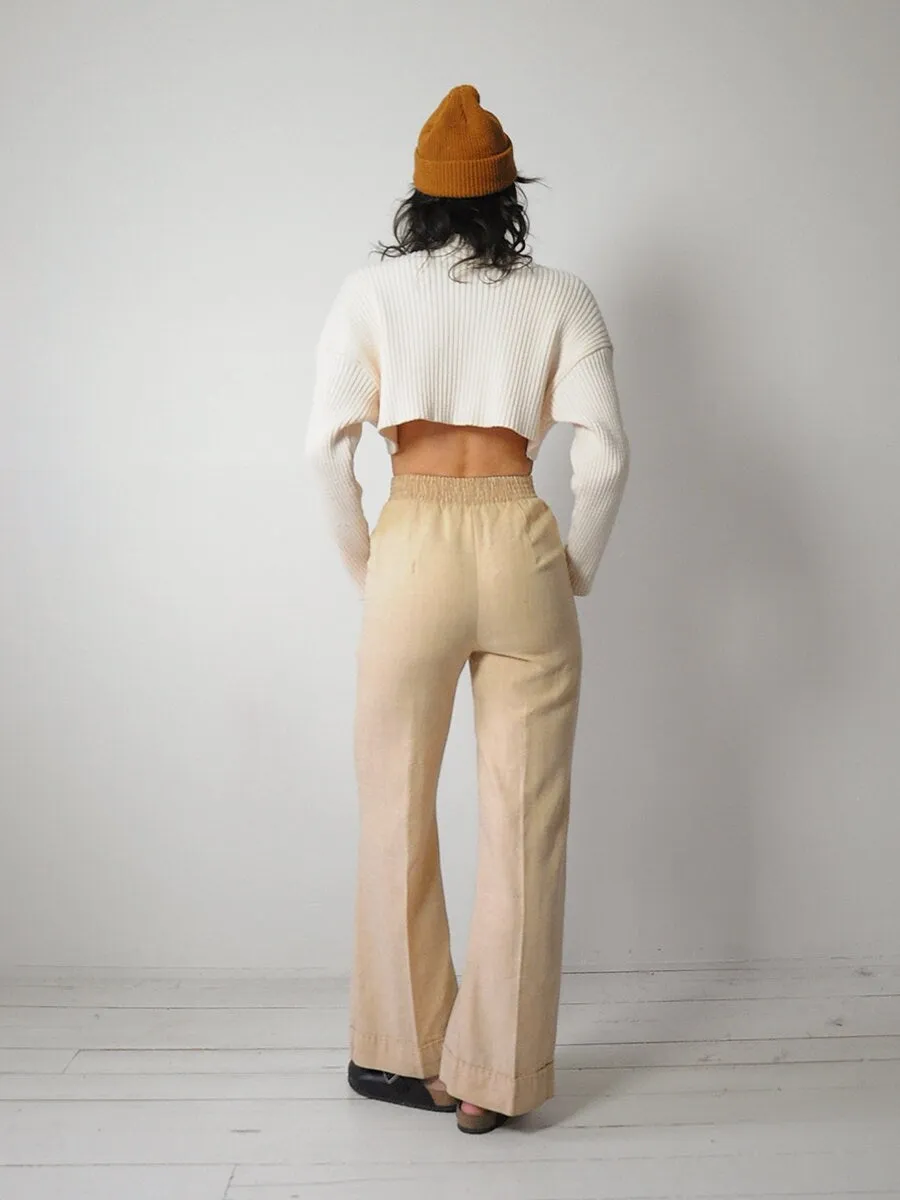 1970's Wheat Woven Flares 22/24x29