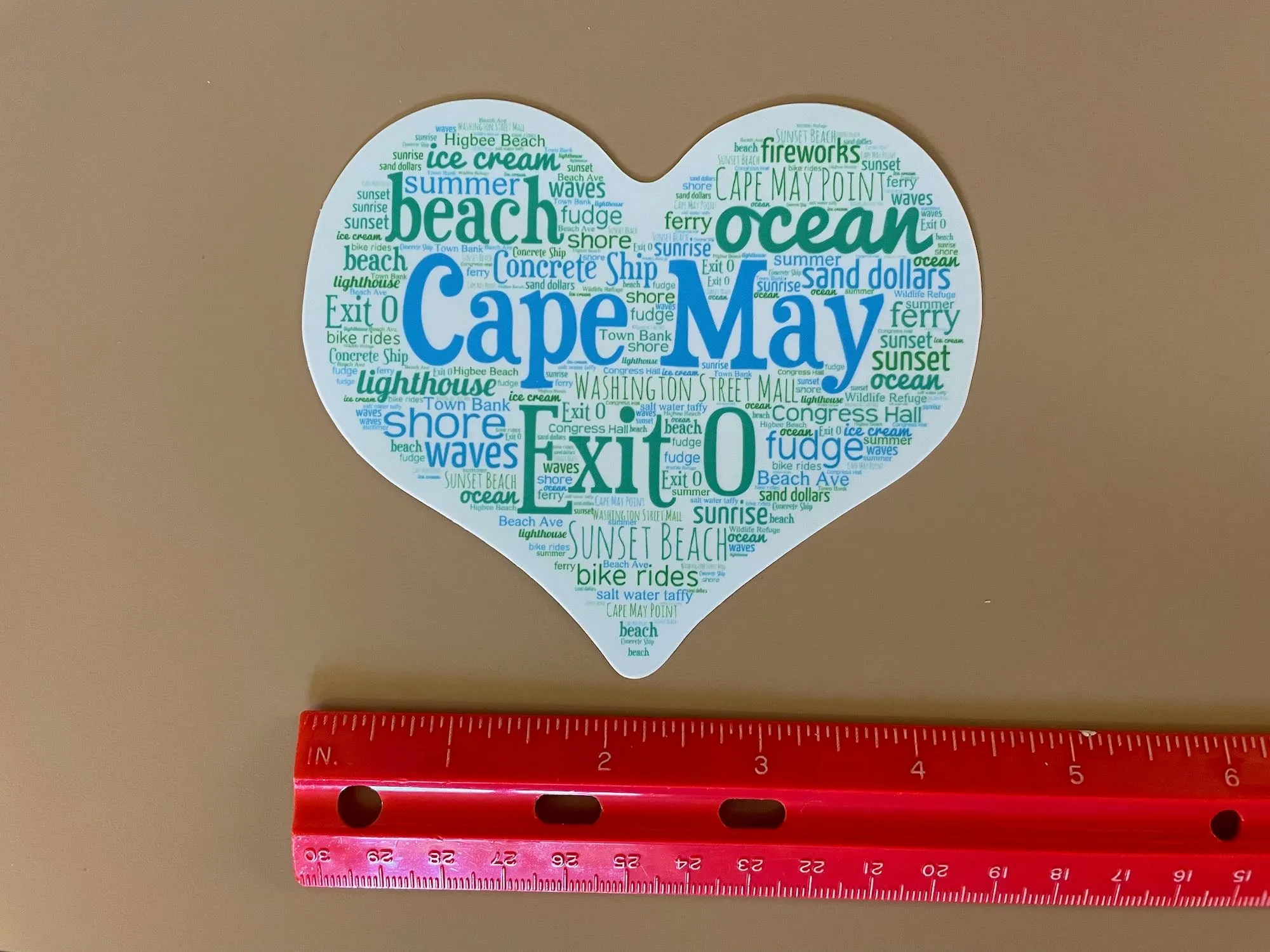 A Day in Cape May, NJ - Sticker