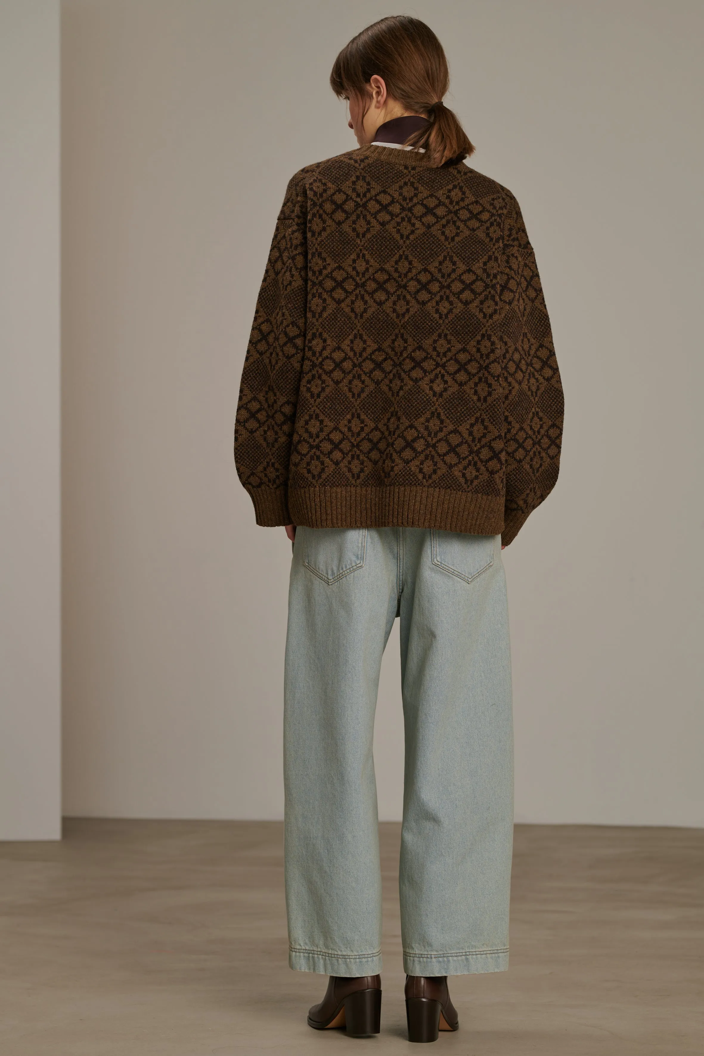 BIDART BROWN JUMPER