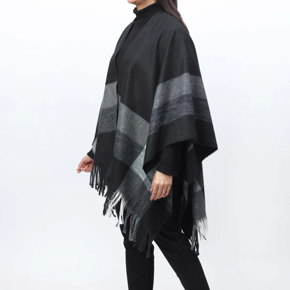 Black Cape Shawl PW9805
