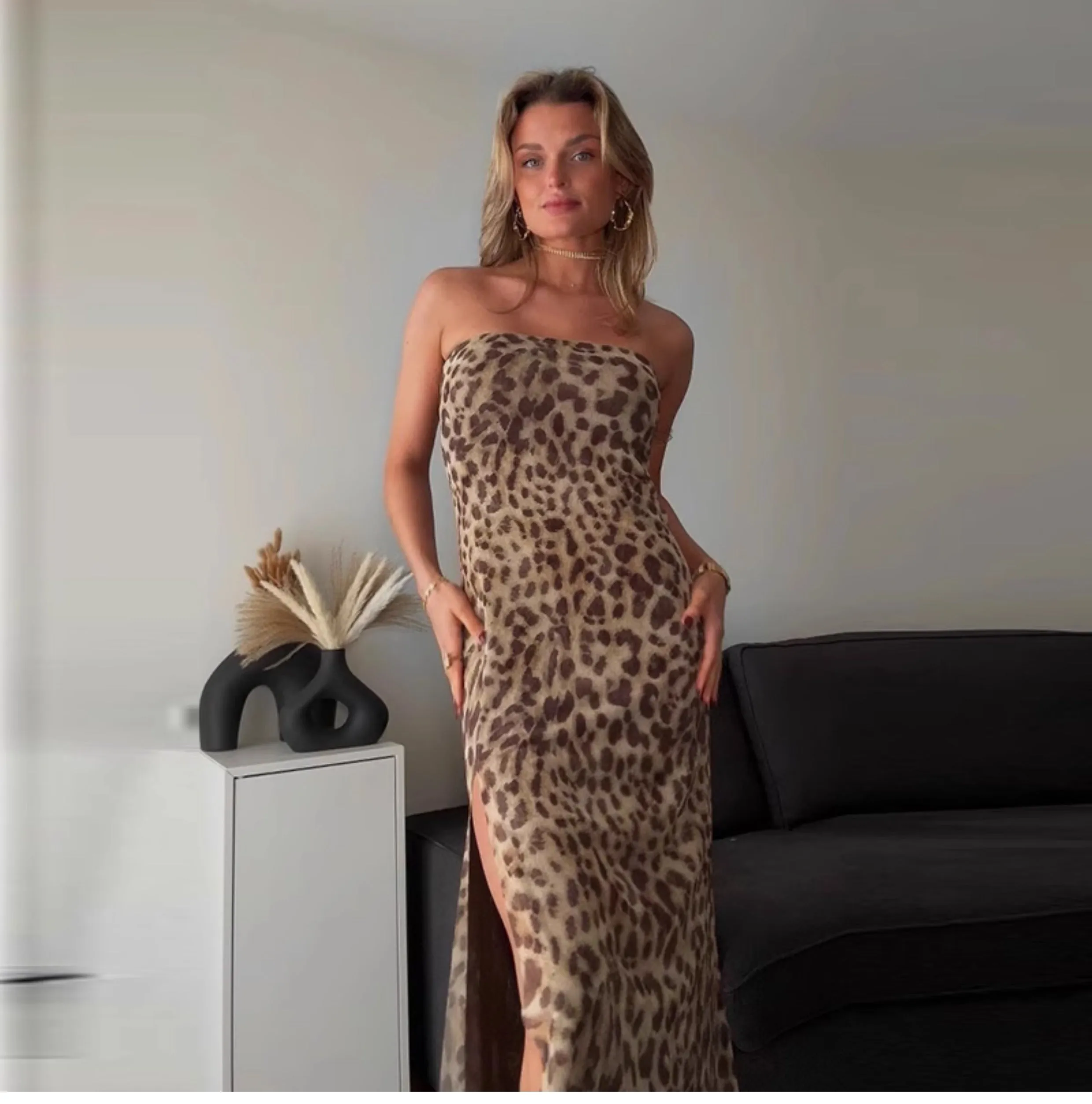 Bonnyshow Solei Strapless Maxi Dress