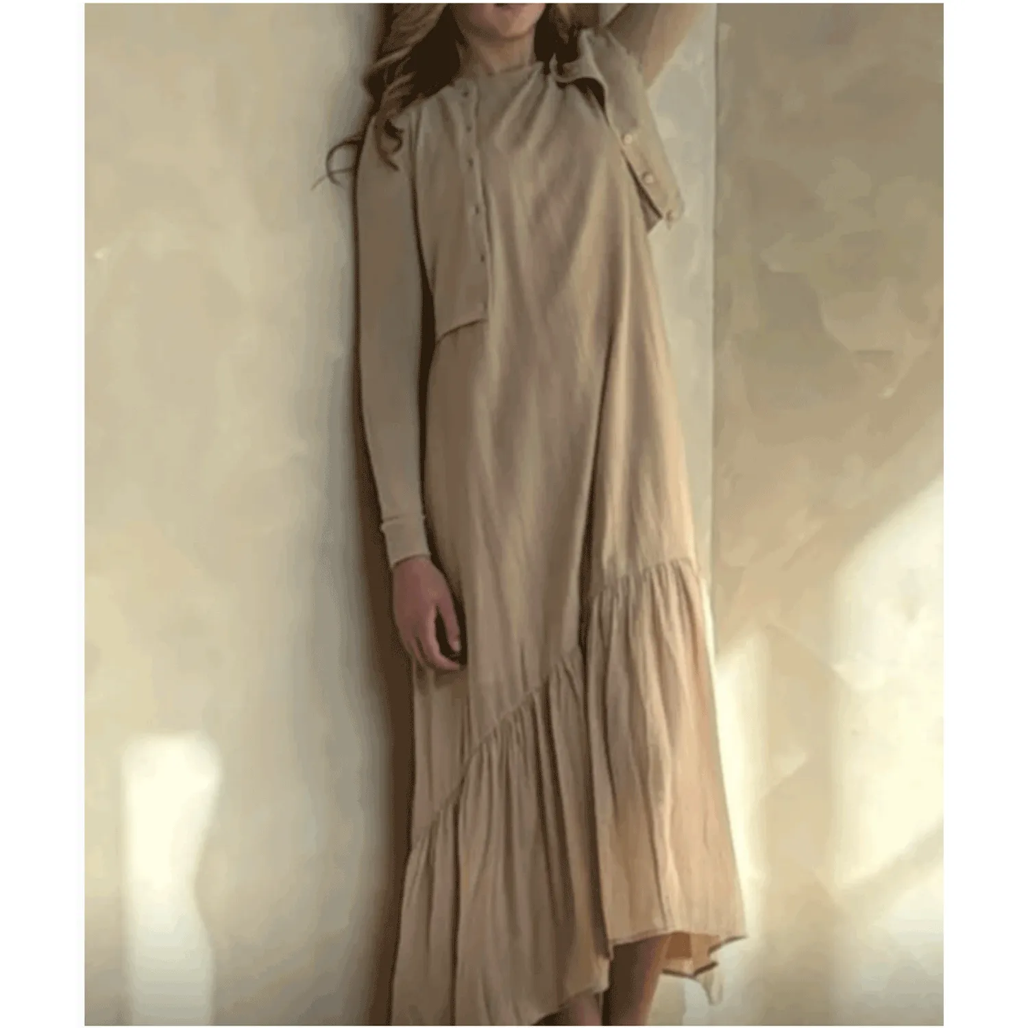 Coco Blanc Taupe Maxi Jumper