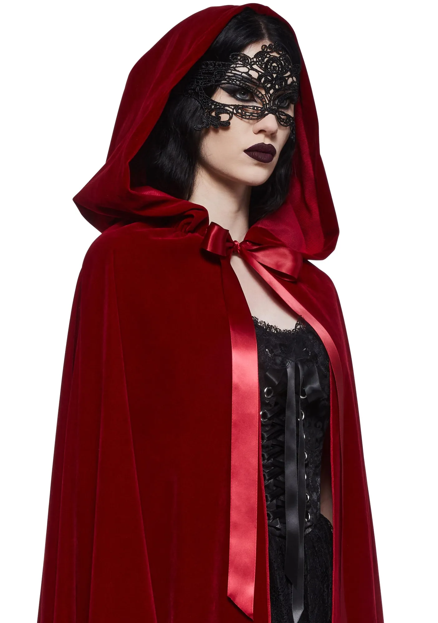 Coven Club Velvet Cape