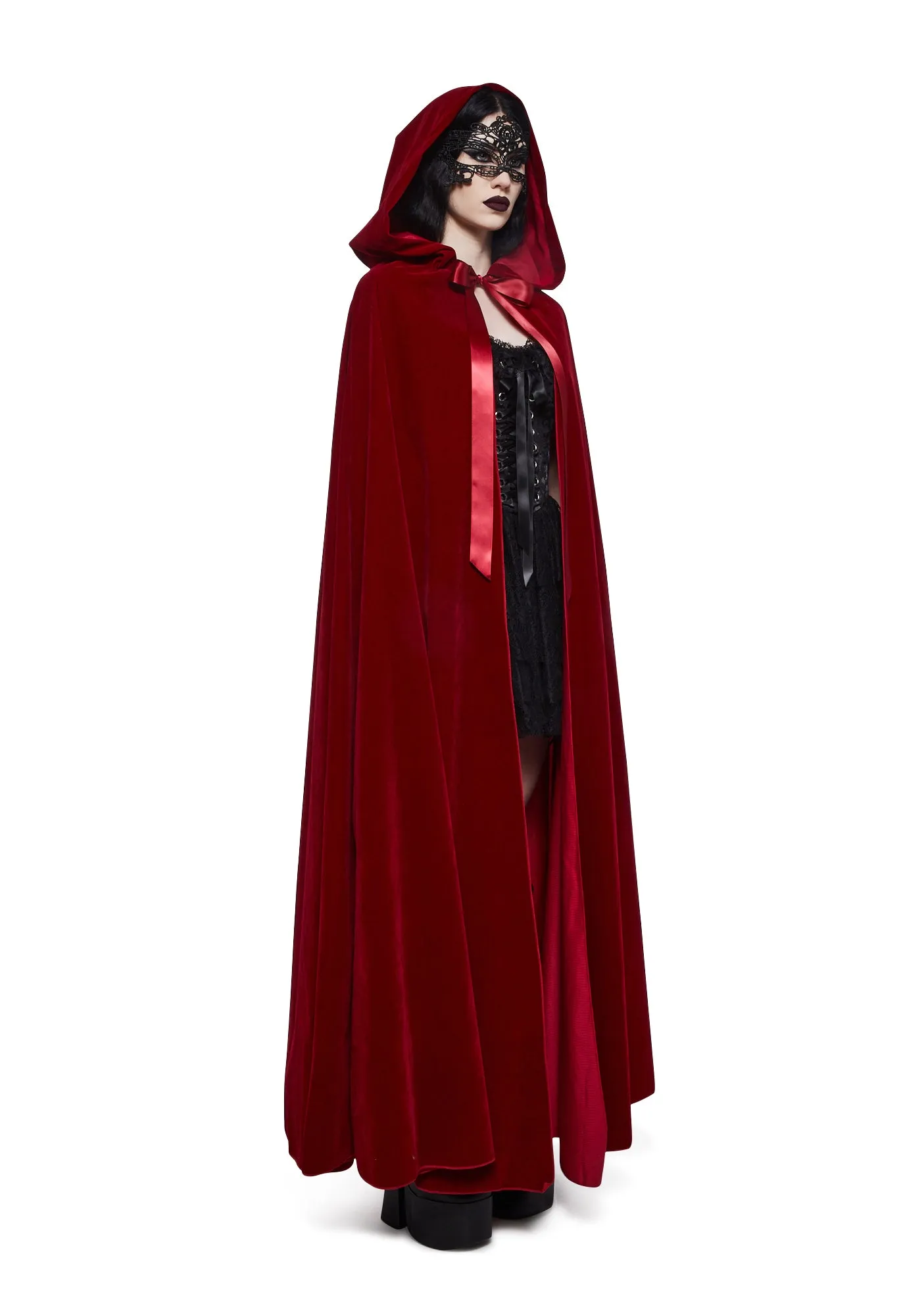 Coven Club Velvet Cape