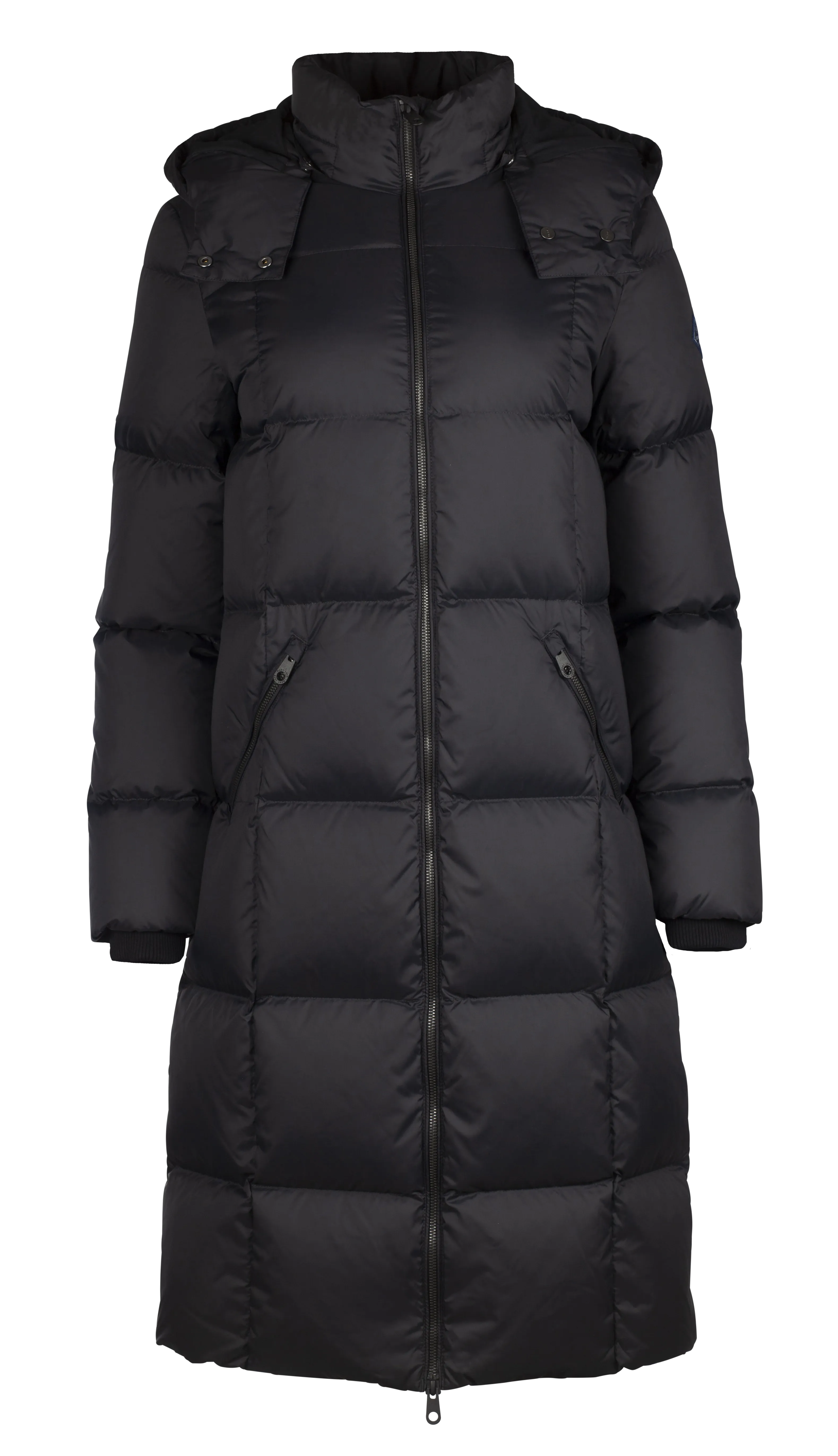 D2. Classic Long Down Coat - Black