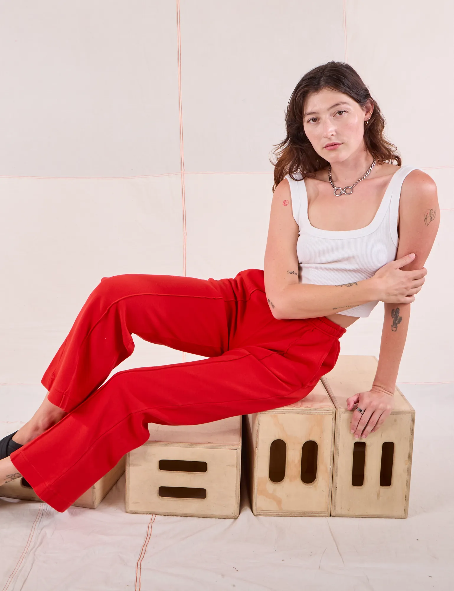 Easy Western Pants - Mustang Red