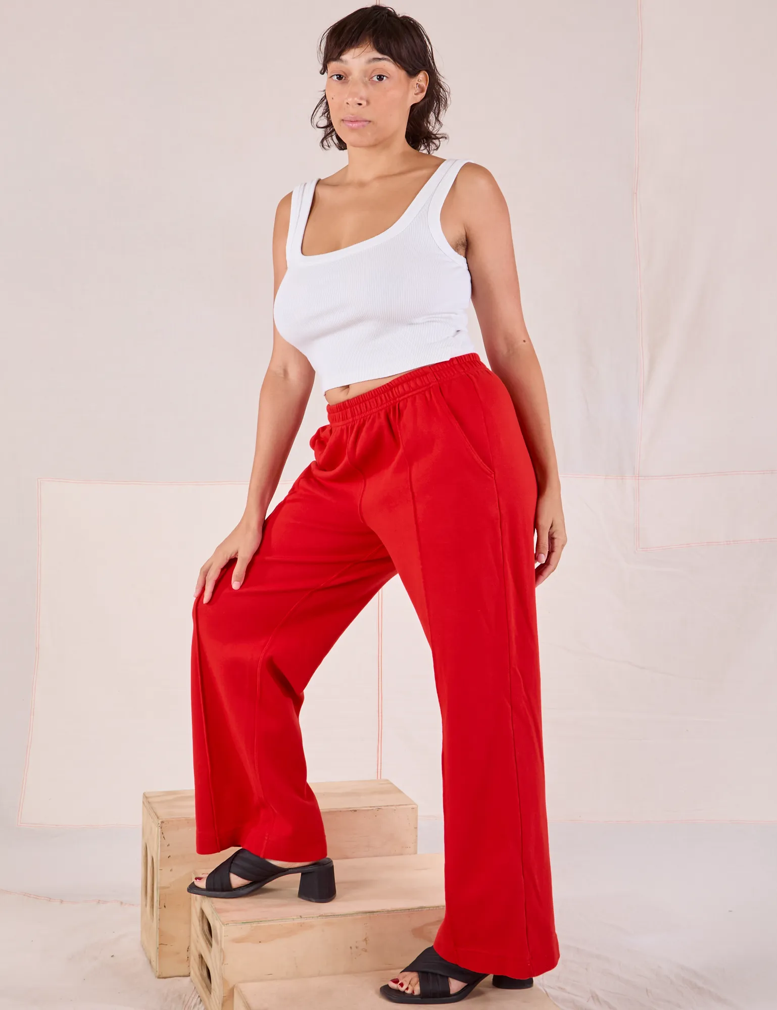 Easy Western Pants - Mustang Red