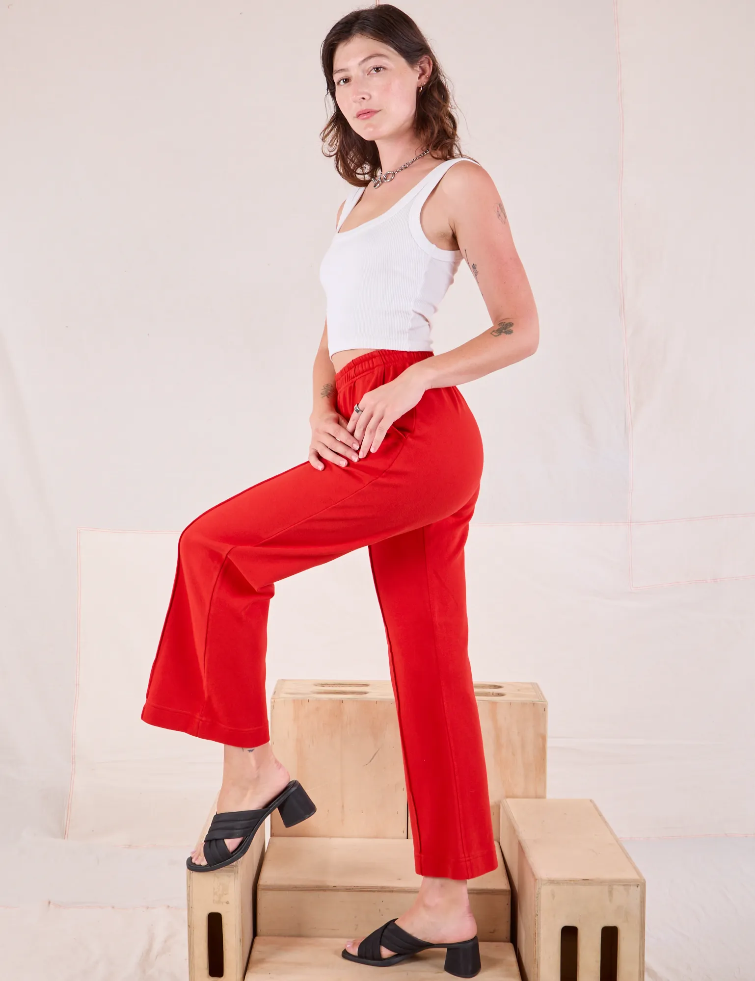 Easy Western Pants - Mustang Red