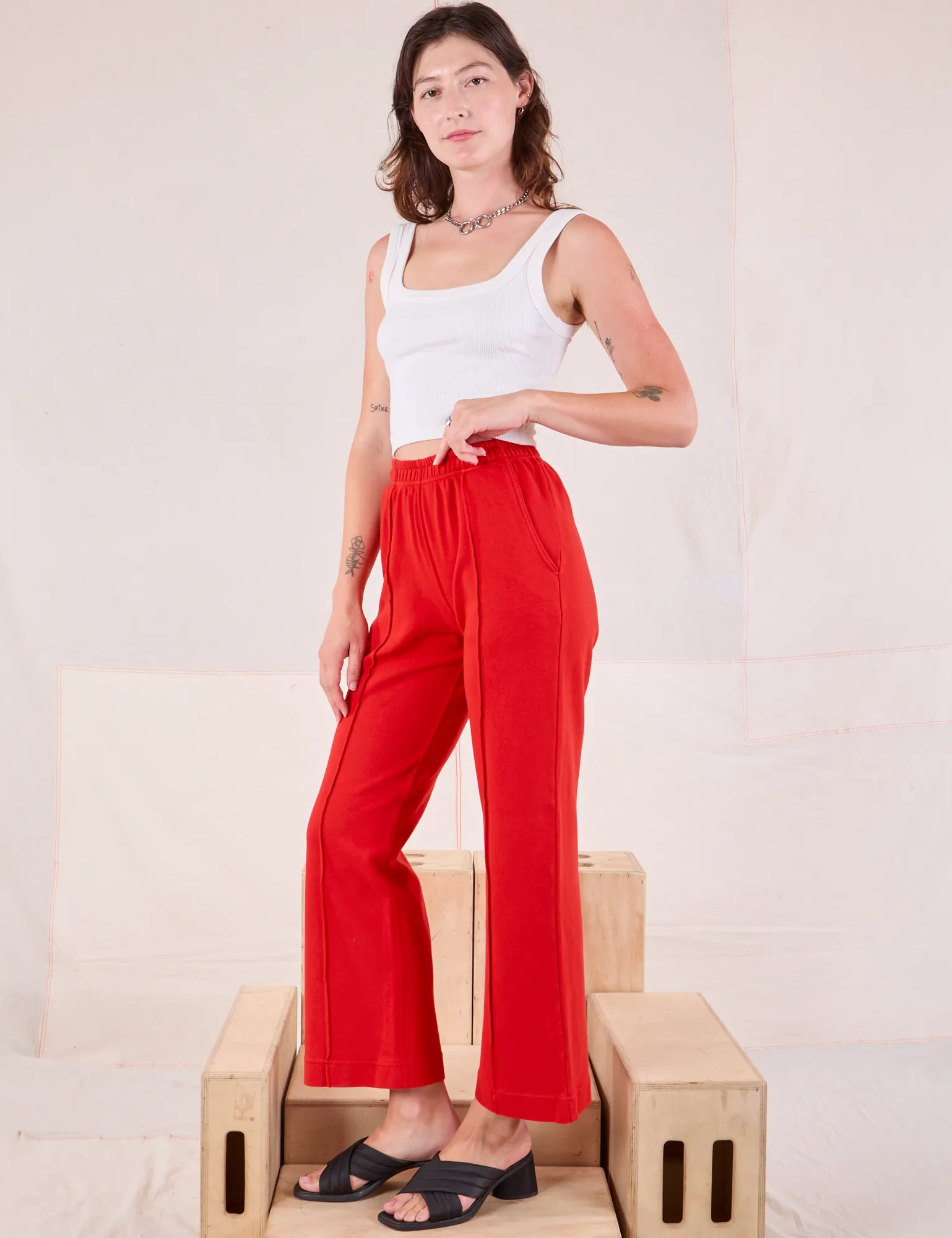 Easy Western Pants - Mustang Red