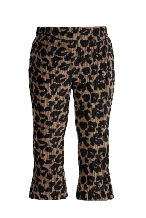 Flo Flo baby girls crincle velvet animal flared pants