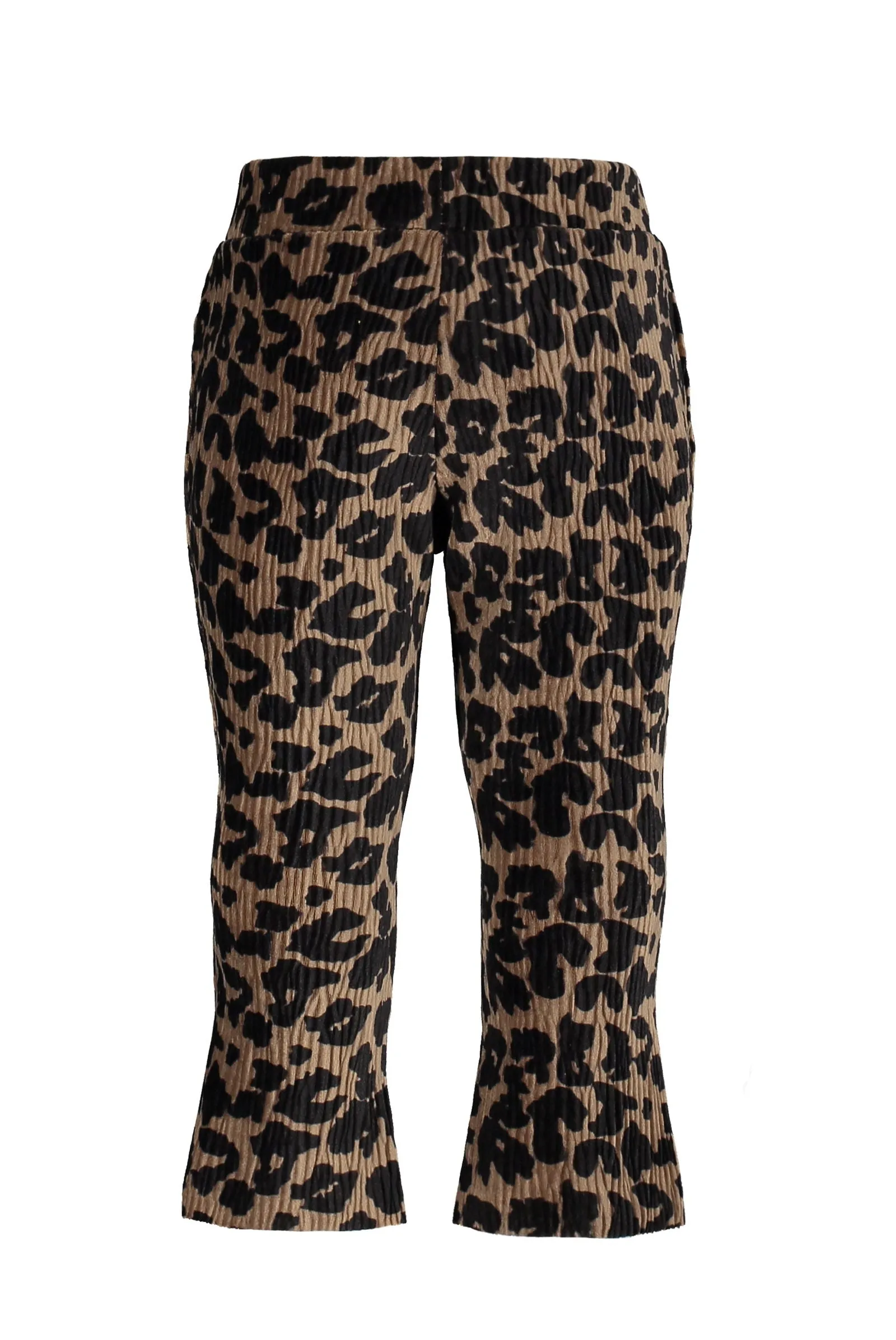 Flo Flo baby girls crincle velvet animal flared pants