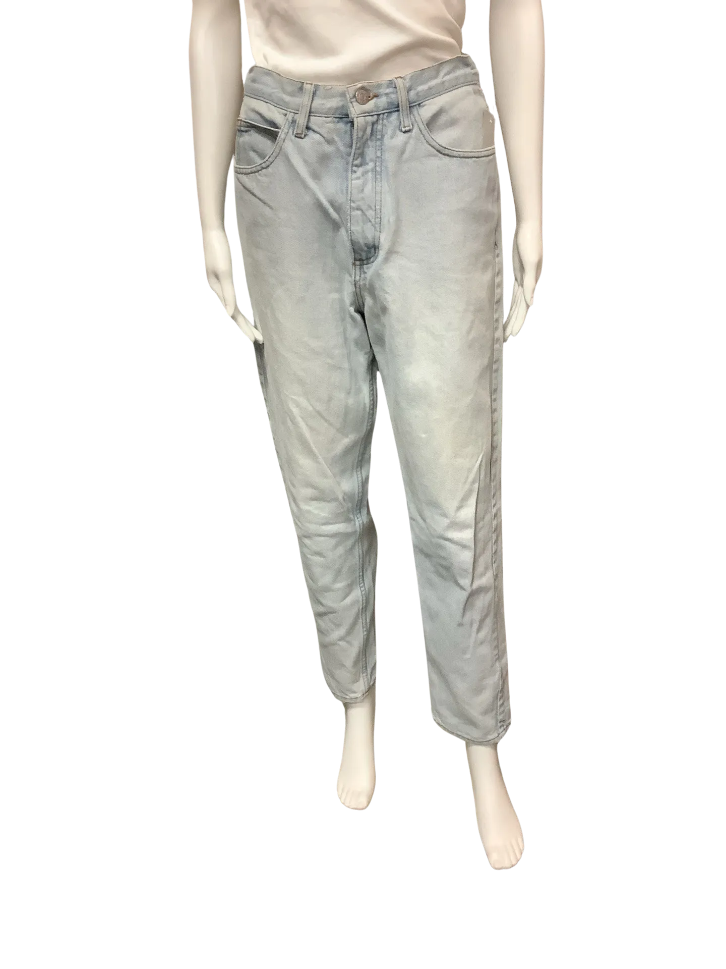 Guess Women's Pants Blue Vintage High Waisted Size: 10/12/31