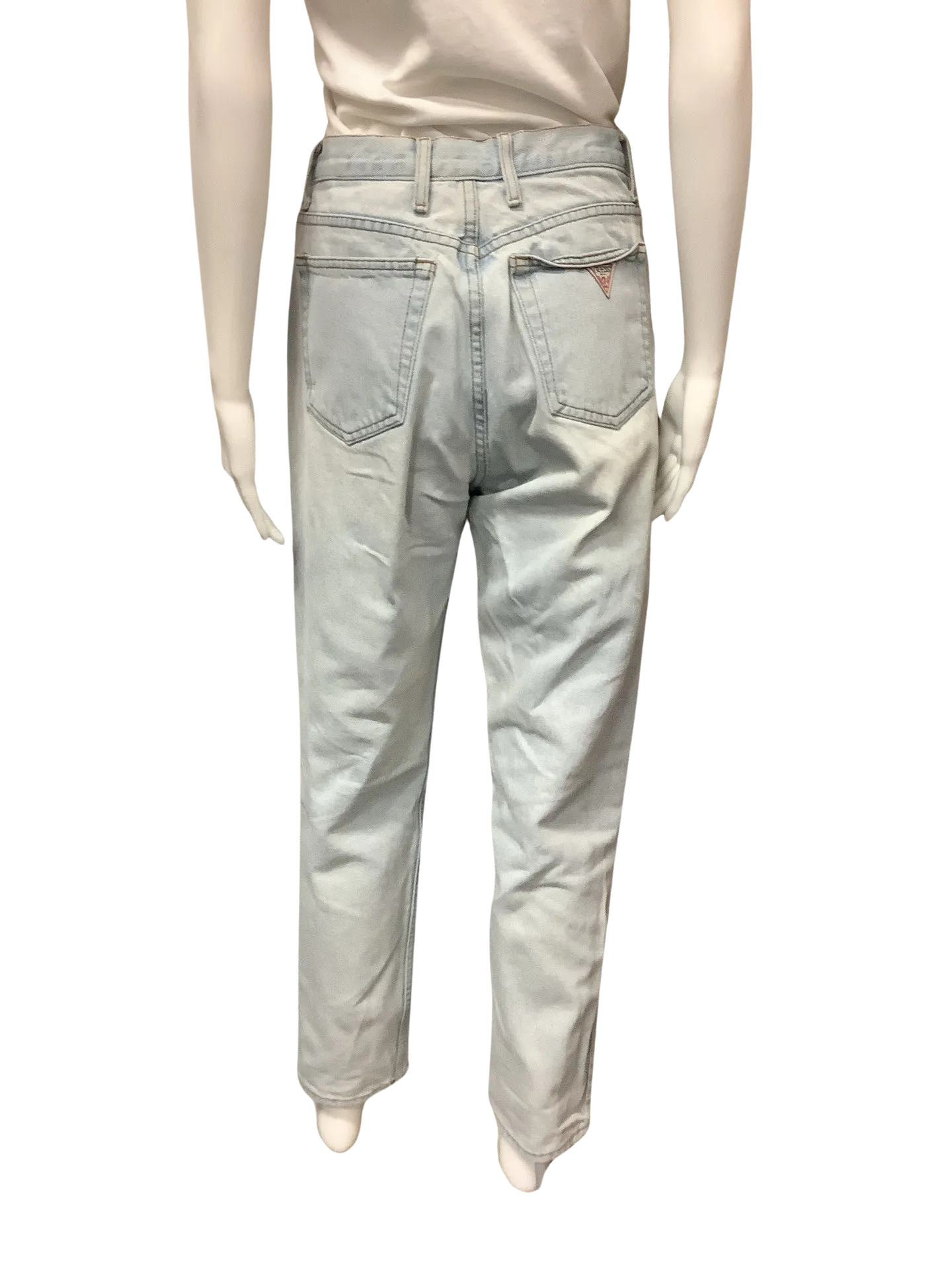 Guess Women's Pants Blue Vintage High Waisted Size: 10/12/31