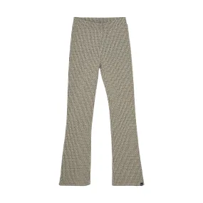 Indian Blue Jeans Flared Pants Fancy Check