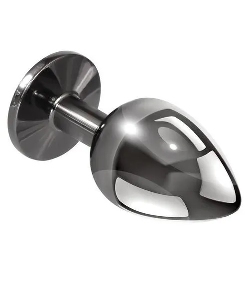 Playboy Tux Metal Anal Plug - Large - Black