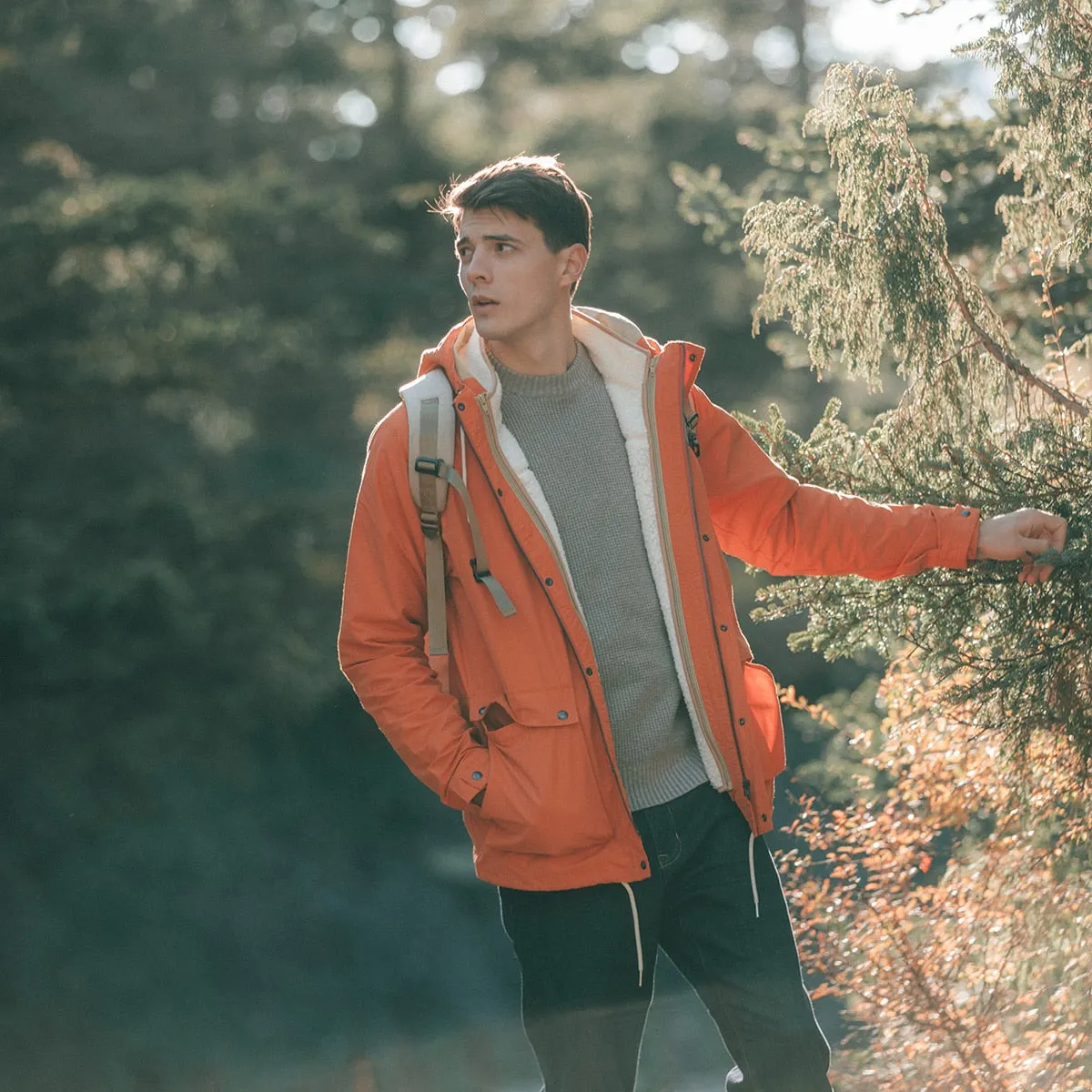 SIMWOOD Autumn Winter Fleece with Inner Removable Vest. Outerwear Coats for Men